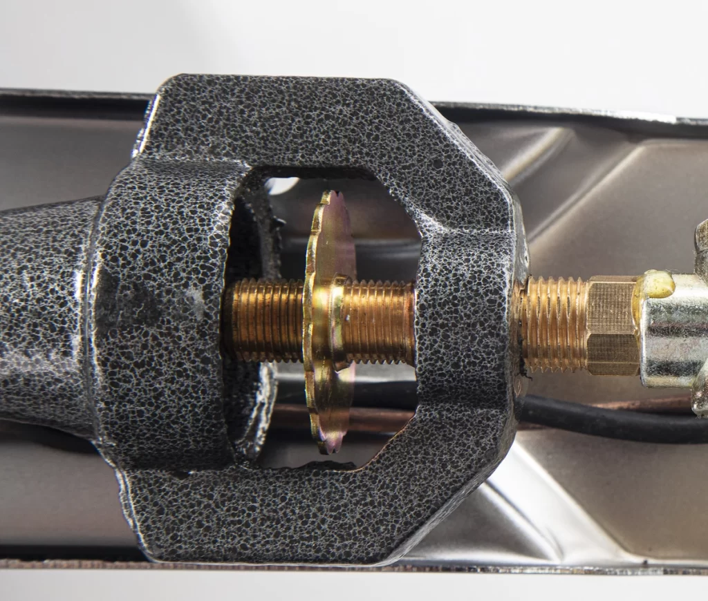 wok burner air flow regulation